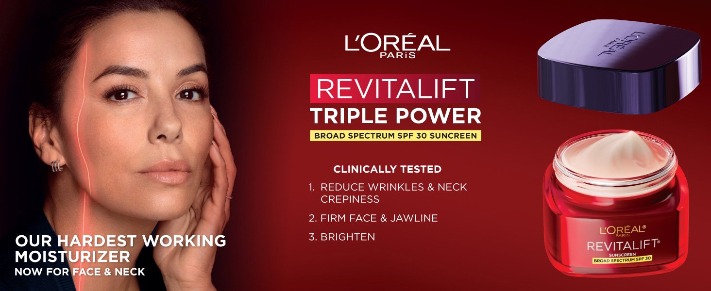 Revitalift Triple Power Moisturizer Banner1